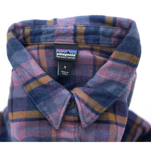 Patagonia Long Sleeve Cotton Fjord Flannel Shirt Women's Small - Picture 6 of 6